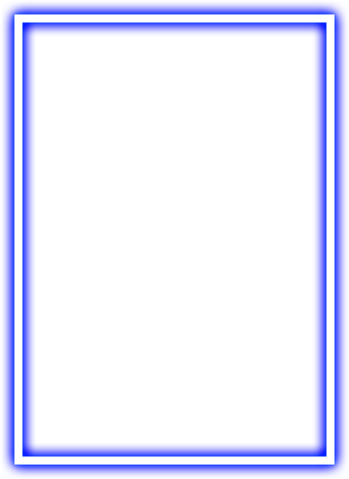 Blue Neon Frame